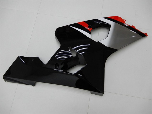 Carénages Moto Suzuki GSXR 600/750 2004-2005 - Rouge Argent Noir
