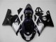 Carénages Moto Suzuki GSXR 600/750 2004-2005 - Noir Brillant Argent Bleu