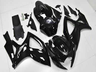 Kits Carénage Moto ABS Suzuki GSXR 600/750 2006-2007 - Noir Brillant