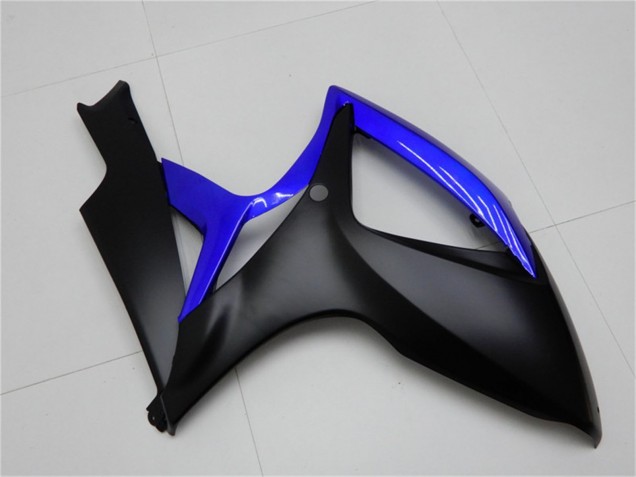 Carénages Moto Suzuki GSXR 600/750 2006-2007 - Bleu Noir Mat