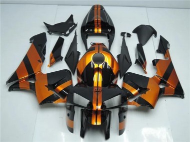 Kits Carénage Moto ABS Honda CBR600RR 2005-2006 - Orange Noir