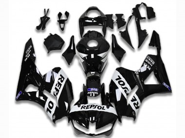 Carénages Moto Honda CBR600RR 2013-2023 - Noir Brillant Blanc Repsol