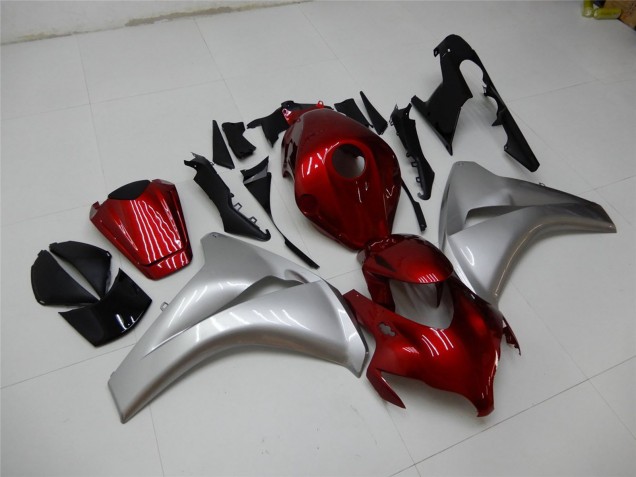Carénages Moto Honda CBR1000RR 2008-2011 - Argent Rouge Marron