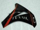 Carénages Moto Honda CBR1000RR 2008-2011 - Noir Brillant Rouge