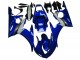 Carénage Moto Yamaha YZF R6 2003-2004 - Bleu Blanc