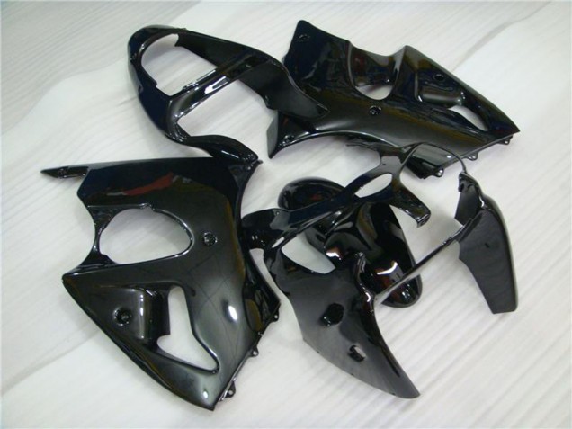 Carénages Moto Kawasaki ZX6R 2000-2002 - Noir Brillant