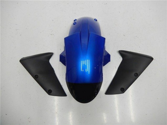 Kits Carénage Moto Kawasaki ZX6R 2005-2006 - Bleu Noir Brillant