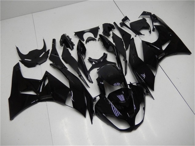 Carénages Moto Kawasaki ZX6R 2009-2012 - Noir Brillant