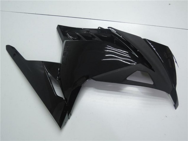 Carénages Moto Kawasaki Ninja 300 EX300R 2013-2024 - Noir Brillant Noir Mat