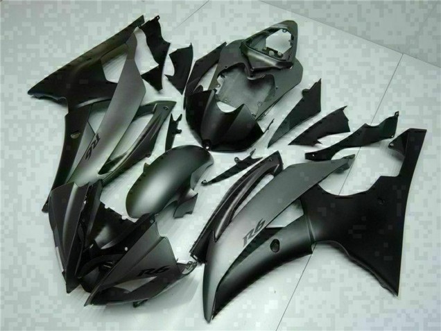 Carénages Moto Yamaha YZF R6 2008-2016 - Gris Noir Mat