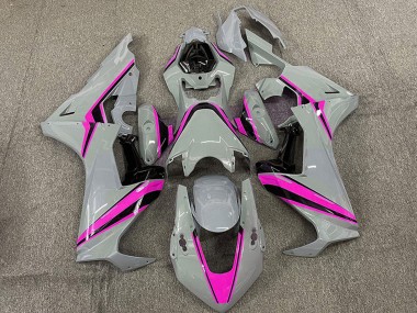 Carénages Moto Honda CBR1000RR 2017-2023 - Nardo Gris Rose Bande