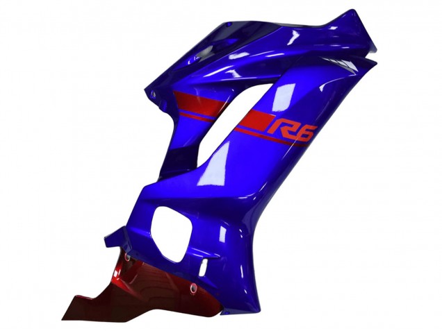 Carénages Moto Yamaha YZF R6 2017-2023 - Bleu Rouge