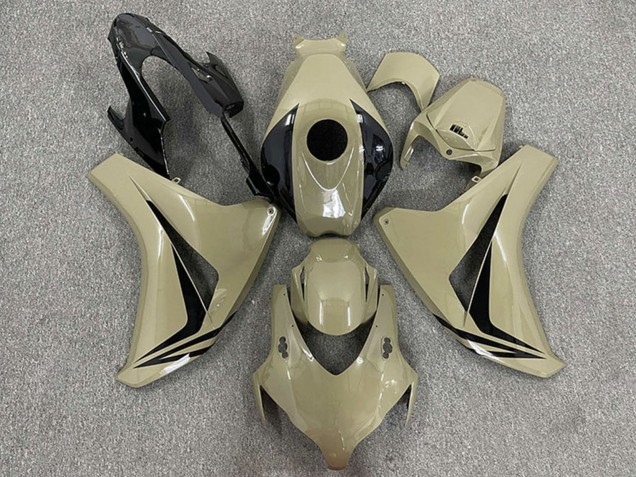 Carénages Moto Honda CBR1000RR 2008-2011 - Bronzage du Désert Noir Brillant OEM Style
