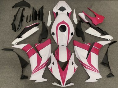 Carénages Moto Honda CBR1000RR 2012-2016 - Blanc Rose Noir