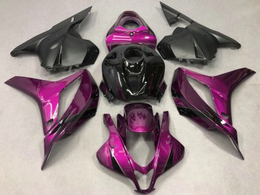 Carénages Moto Honda CBR600RR 2009-2012 - Rose Noir Brillant OEM Style