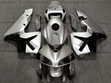 Carénages Moto Honda CBR600RR 2005-2006 - Argent Mat Noir