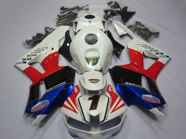 Carénages Moto Honda CBR600RR 2013-2026 - Blanc Rouge Bleu Noir Nombre 1