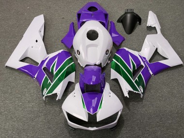 Carénages Moto Honda CBR600RR 2013-2026 - Blanc Violet Vert