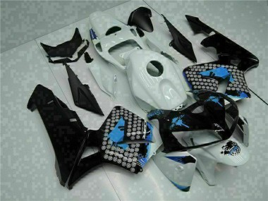 Carénages Moto Honda CBR600RR 2005-2006 - Blanc Noir Vert