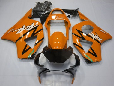 Carénages Moto Honda CBR954RR 2002-2003 - Orange Noir Brillant