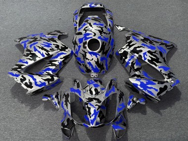 Carénages Moto Honda VFR 800 2002-2013 - Bleu Camouflage