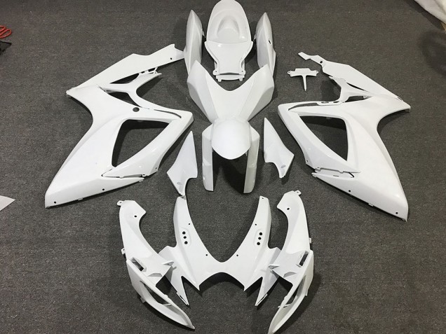 Carénages Moto Suzuki GSXR 600 / GSXR 750 2006-2007 - Blanc