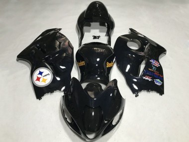 Carénages Moto Suzuki GSXR 1300 1996-2007 - Noir Brillant Team Logo