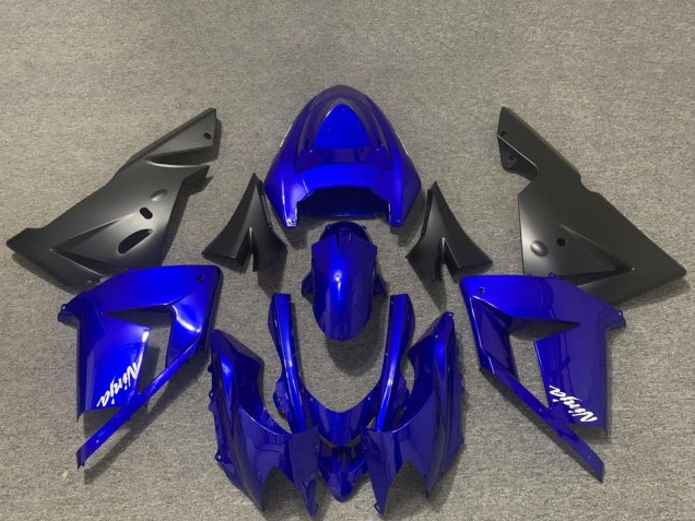 Carénages Moto Kawasaki ZX10R 2004-2005 - Bleu Brillant Noir