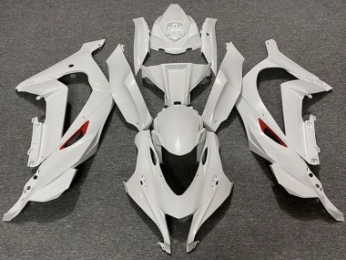 Carénages Moto Kawasaki ZX10R 2016-2020 - Blanc Perle Rouge