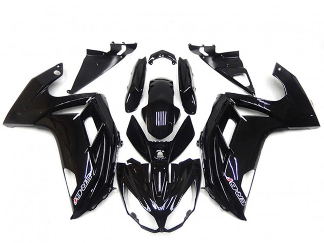 Carénages Moto Kawasaki Ninja ER6F 2012-2014 - Noir Brillant