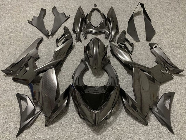 Carénages Moto Kawasaki Ninja 400 2018-2024 - Fibre de Carbone Style
