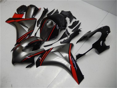Carénage Moto Honda CBR1000RR 2008-2011 - Gris Rouge Noir Brillant