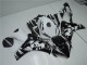 Carénages ABS Honda CBR1000RR 2008-2011 - Blanc Noir Brillant