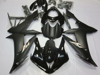 Carénage Moto Yamaha R1 2004-2006 - Noir Brillant Noir Mat