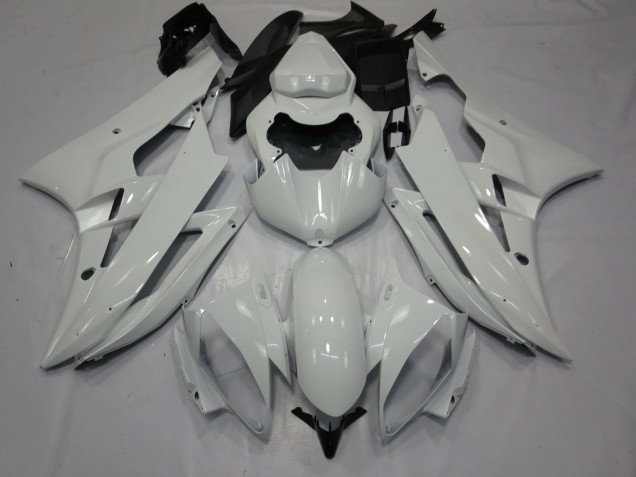 Carénages Moto Yamaha R6 2006-2007 - Blanc Brillant