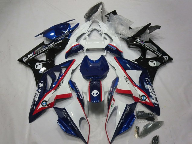Carénages Moto BMW S1000RR 2009-2014 - Blanc Rouge Bleu Noir HP
