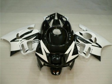 Carénages Moto Honda CBR600 F3 1995-1996 - Blanc Noir Brillant