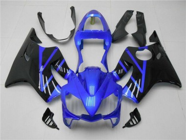 Carénage Moto Honda CBR600 F4i 2001-2003 - Bleu Noir Brillant