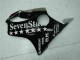 Carénages Moto Honda CBR600 F4i 2001-2003 - Noir Brillant Argent SevenStars