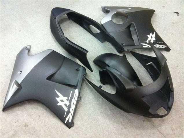 Carénages Moto Honda CBR1100XX Blackbird 1996-2007 - Noir Mat Argent