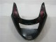 Carénages Moto ABS Honda CBR1100XX Blackbird 1996-2007 - Noir Brillant Rouge Flamme