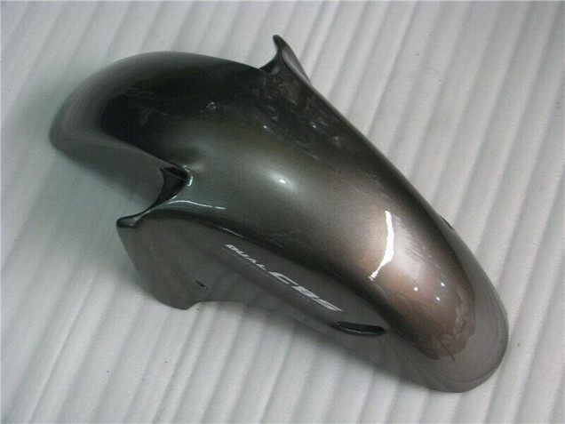 Carénages Moto Honda CBR1100XX Blackbird 1996-2007 - Noir Brillant Argent Flamme