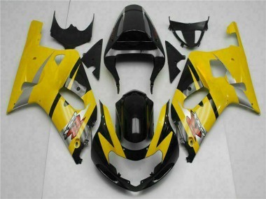 Carénages Moto Suzuki GSXR 600/750 2001-2003 - Jaune Noir