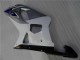 Carénages Moto Suzuki GSXR 600/750 2001-2003 - Blanc Argent Bleu Noir