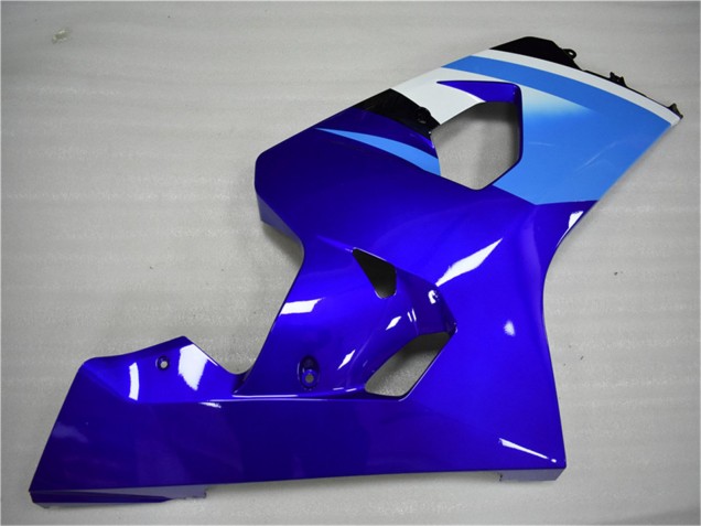 Carénage Moto Suzuki GSXR 600/750 2004-2005 - Blanc Bleu Noir