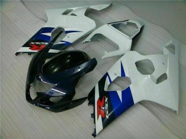 Carénages Moto Suzuki GSXR 600/750 2004-2005 - Blanc Bleu Noir Brillant Rouge