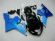 Carénages Moto Suzuki GSXR 600/750 2004-2005 - Blanc Bleu Noir