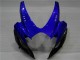 Carénages Moto Suzuki GSXR 600/750 2006-2007 - Bleu Noir Mat Rouge