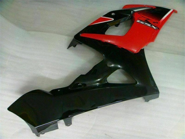 Carénages Moto Suzuki GSXR 1000 2005-2006 - Rouge Noir Brillant Noir Mat