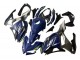 Carénages Moto Kawasaki Ninja 500 EX500R 2024-2025 - Bleu Blanc Jaune Argent Noir